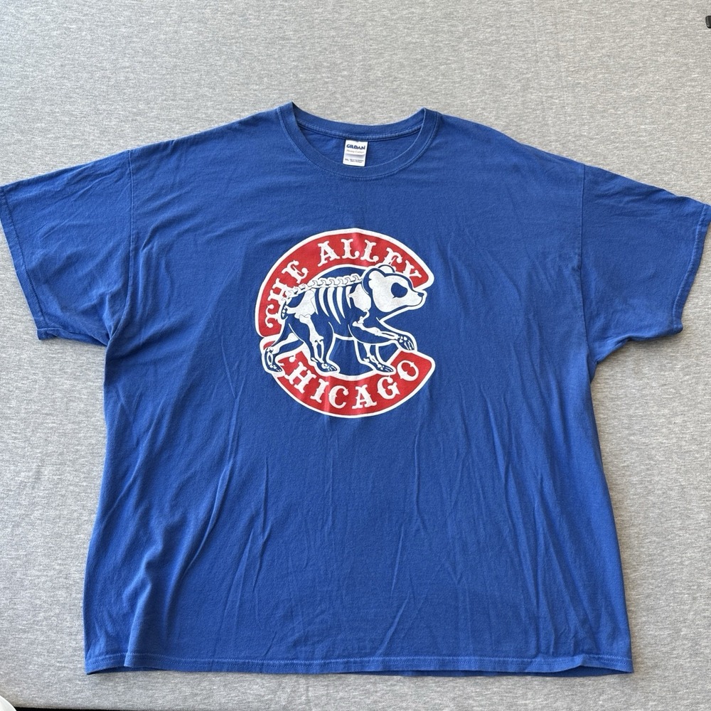 The Alley Chicago T Shirt Size 3XL Golden Heavy Cotton - Picture 1 of 10